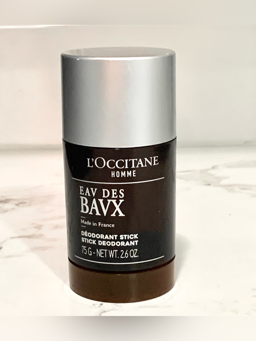 New - L'Occitane Homme Eav Des Bavx Deodorant Stick - 2.6 oz / 75 g
